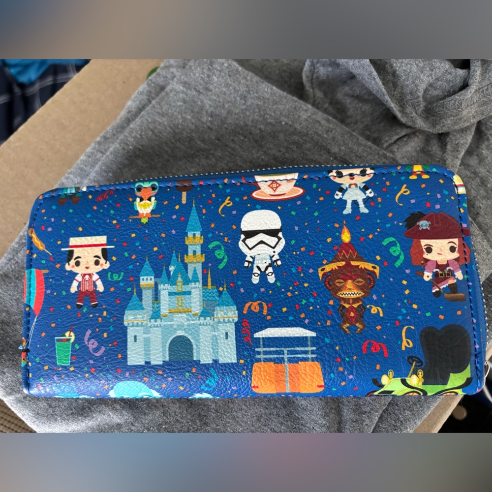 Blue Disney Themed Wallet